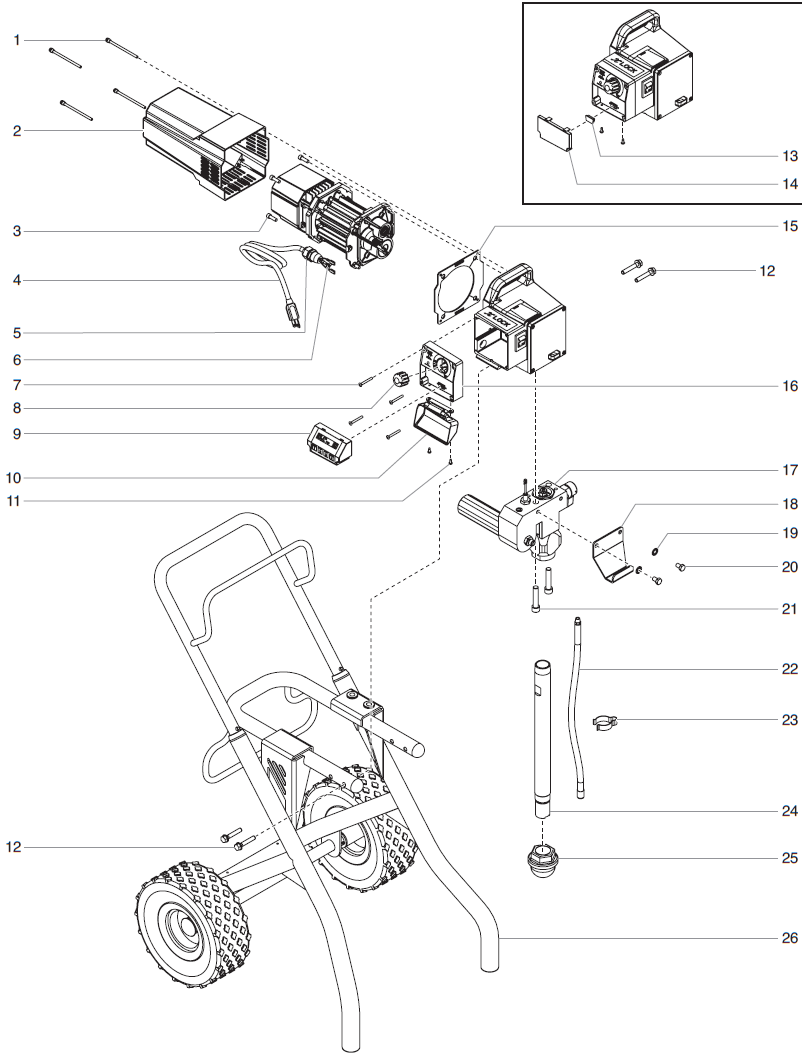 740ix Digital Main assembly